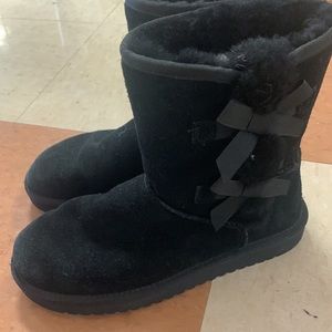 Koolaburra by UGG black ribbon boots